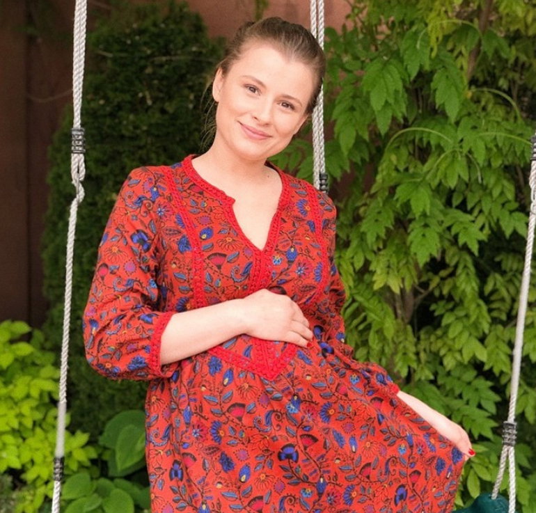 Joanna Jarmołowicz w ciąży