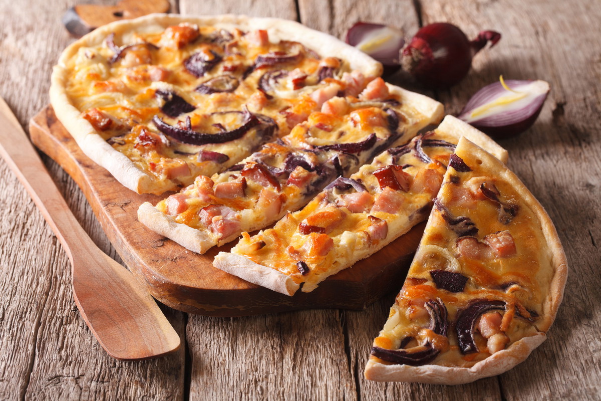 Pizza na cieście francuskim