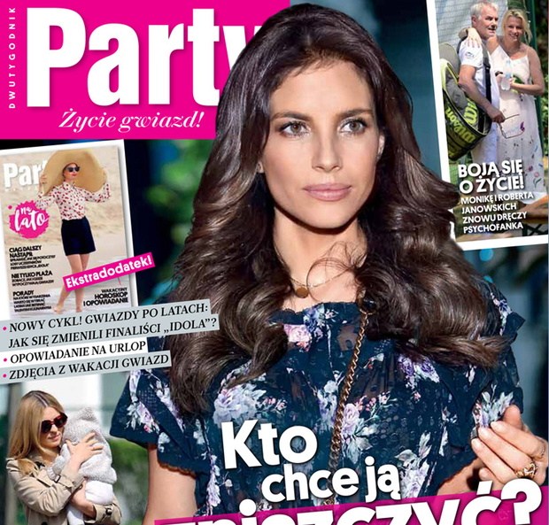 Weronika Rosati na okładce "Party"