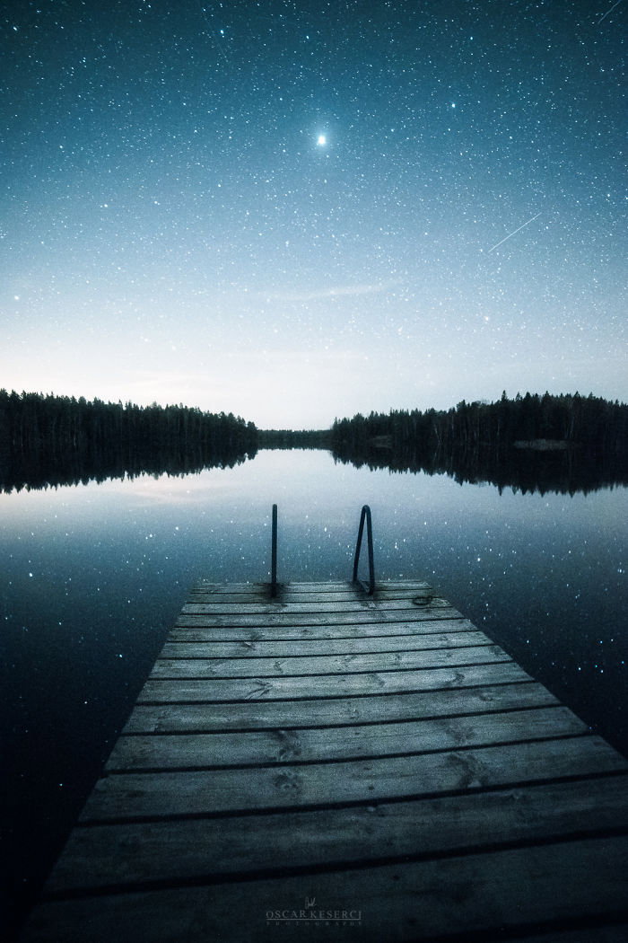 Gwieździste niebo nad Finlandią
