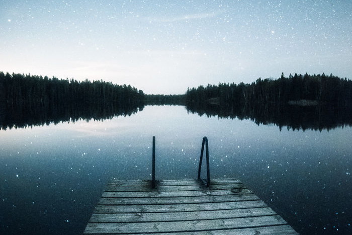 Gwieździste niebo nad Finlandią