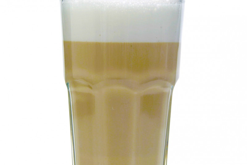 Caffe Latte w szklance