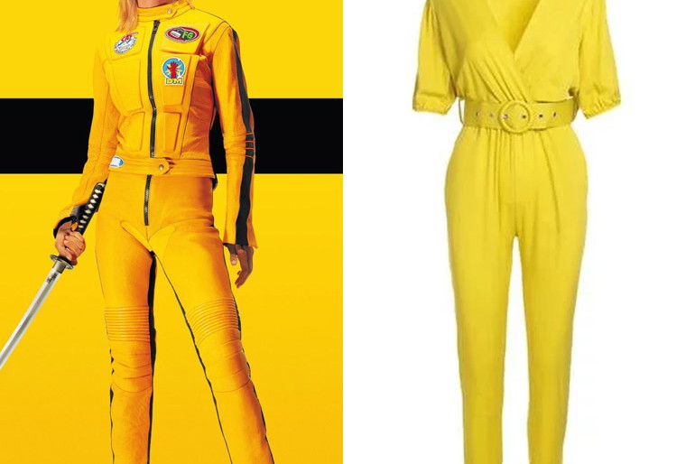 żółty kombinezon w stylu Kill Bill