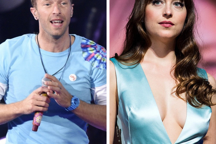 Dakota Johnson i Chris Martin