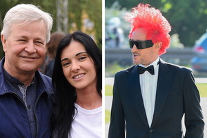 Michał Wiśniewski na ślubie Apoloniusza Tajnera