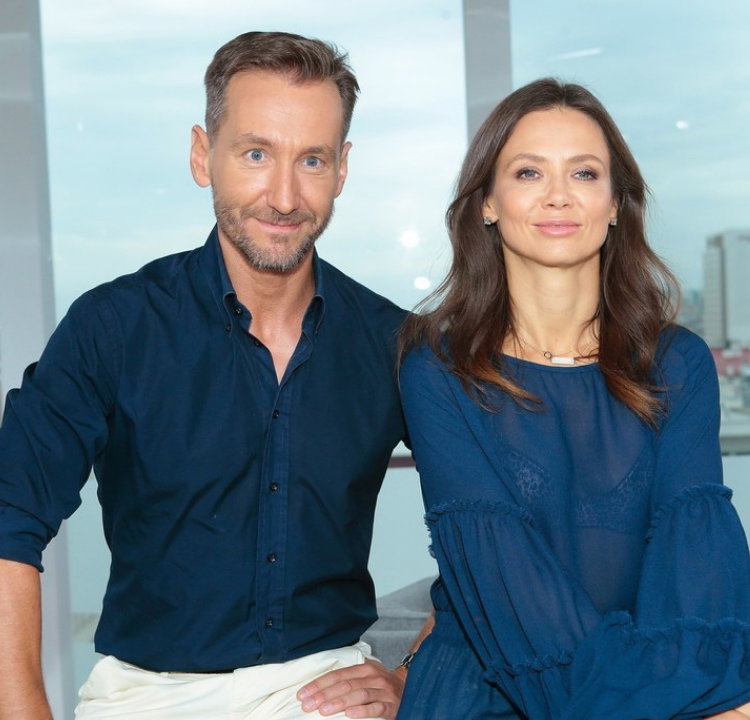 Piotr Kraśko i Kinga Rusin