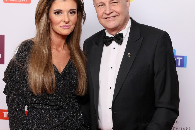 Apoloniusz Tajner z partnerką