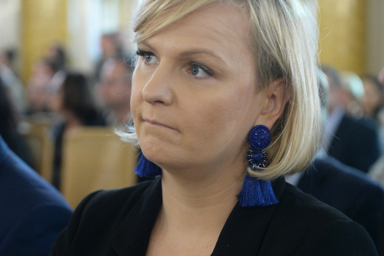 Otylia Jędrzejczak smutna