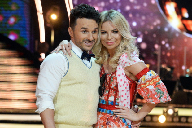 Daniel Kuczaj Qczaj i Paulina Biernat na planie "Tańca z Gwiazdami"