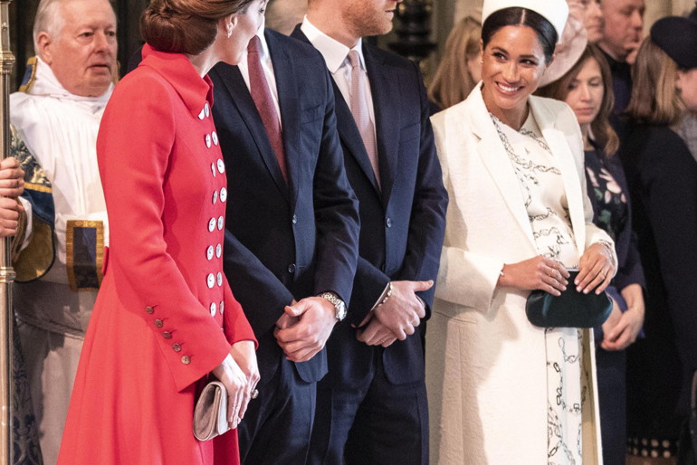Czułe przywitanie Meghan i Kate