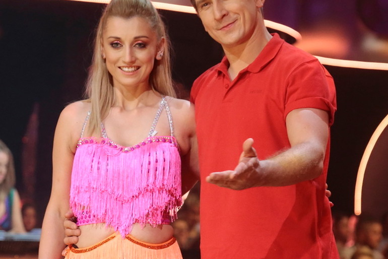 Tomasz Barański i Justyna Żyła