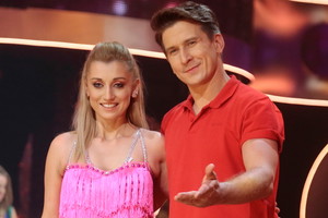 Tomasz Barański i Justyna Żyła
