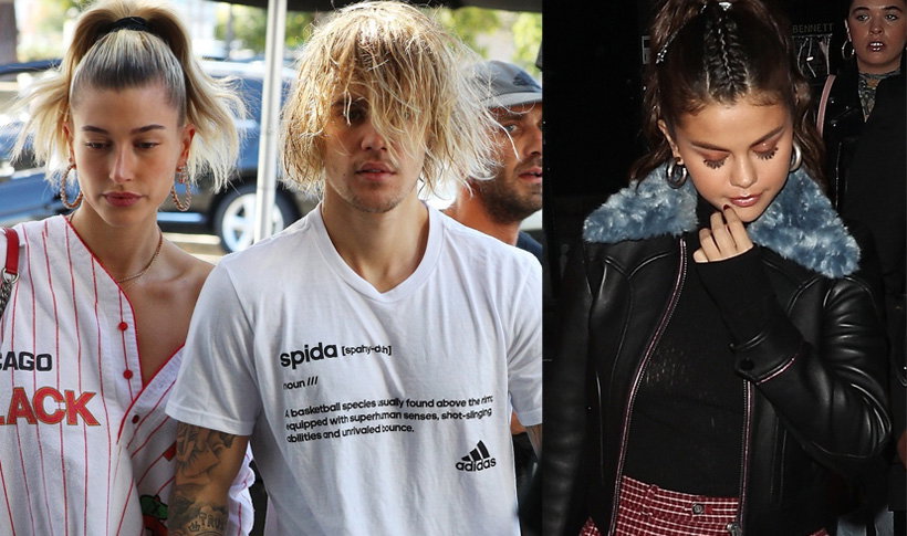 Justin Bieber i Hailey Baldwin, Selena Gomez