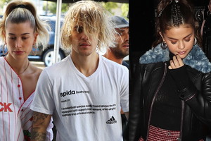 Justin Bieber i Hailey Baldwin, Selena Gomez