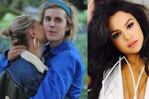 Hailey Baldwin, Justin Bieber, Selena Gomez