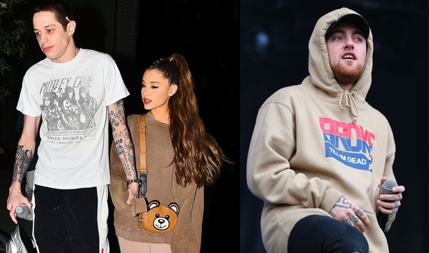 Ariana Grance, Pete Davidson, Mac Miller