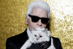 Karl Lagerfeld i kot