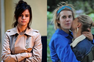 Selena Gomez, Justin Bieber, Hailey Baldwin