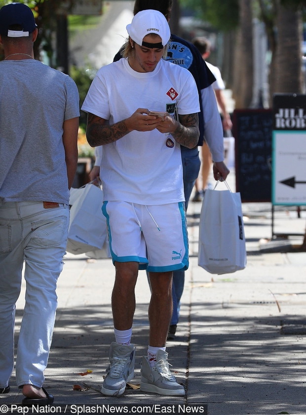 Justin Bieber i Hailey Baldwin na lunchu