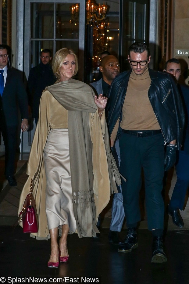 Celine Dion i Pepe Munoz wychodz? z hotelu