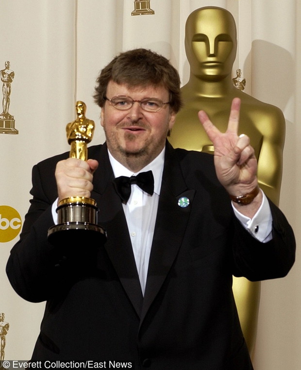 Michael Moore i jego polityczne przemówienie zamiast podziękowań
