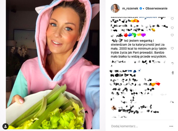 Małgorzata Rozenek dieta