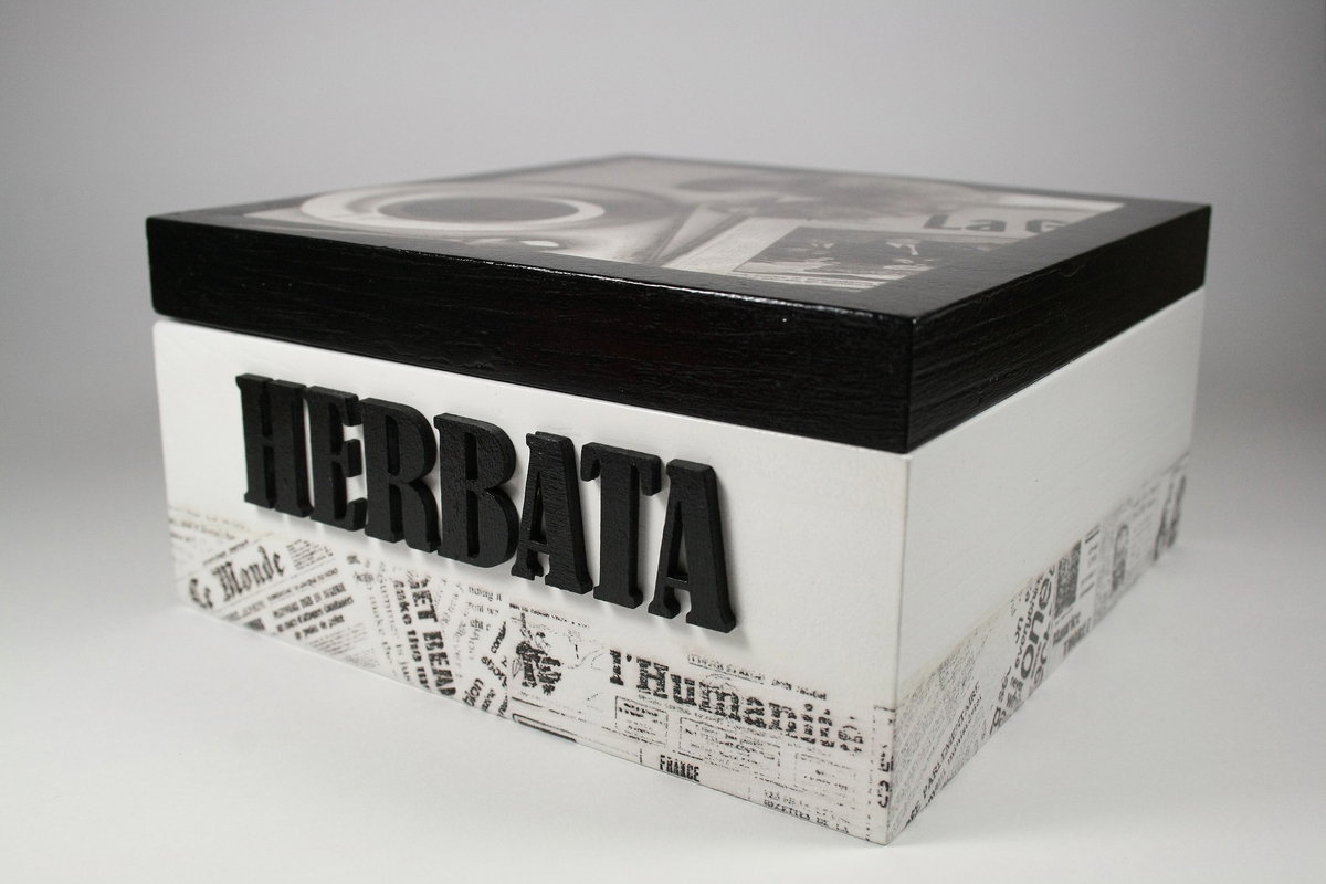 Herbaciarka decoupage – jak zrobić? krok po kroku