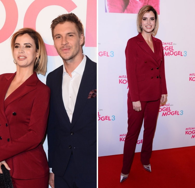 Michalina Sosna i Mikołaj Roznerski na premierze "Kogel Mogel 3"
