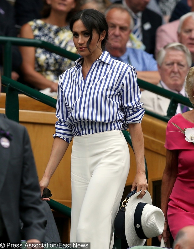 Ksi??ne Catherine i Meghan na Wimbledonie 2018