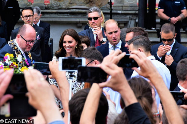 William i Catherine w Polsce - Pomorze