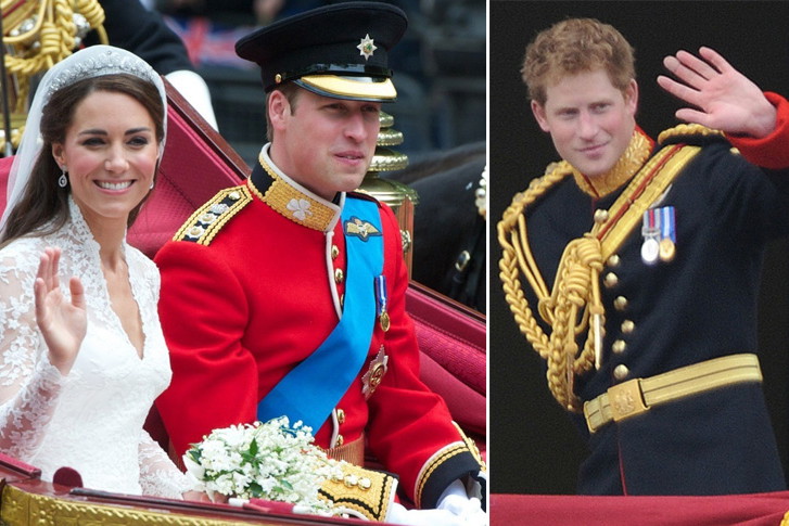 Książę William i księżna Kate, książę Harry