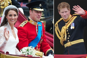 Książę William i księżna Kate, książę Harry