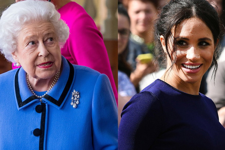 Meghan Markle i królowa Elżbieta II