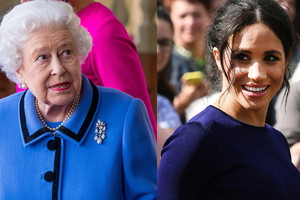 Meghan Markle i królowa Elżbieta II