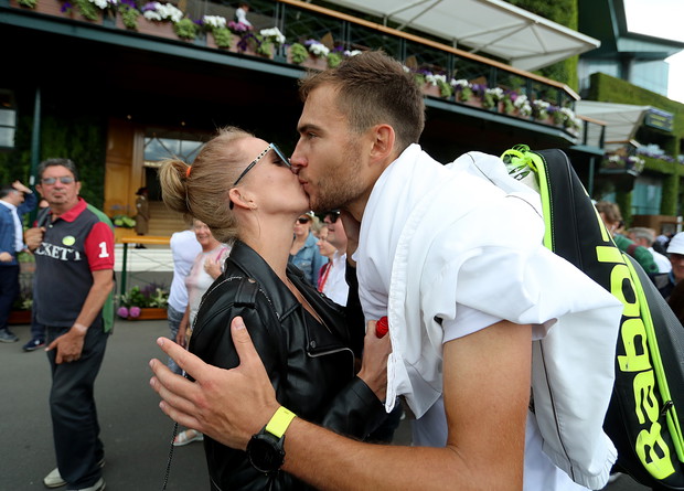 Marta Domachowska i Jerzy Janowicz