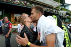 Marta Domachowska i Jerzy Janowicz