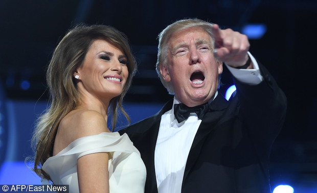 Prezydent Trump z rodzin? podczas balu Freedom Inaugural