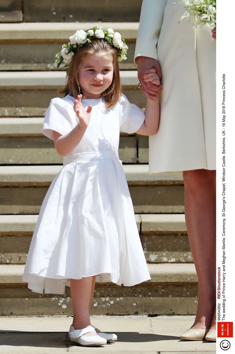 Księżniczka Charlotte na ślubie Meghan Markle i księcia Harry'ego
