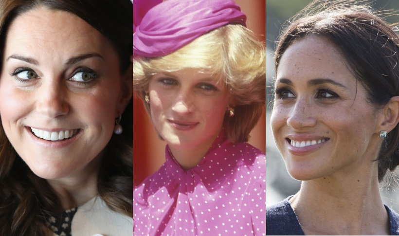 księżna Kate, księżna Diana, Meghan Markle