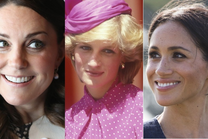 księżna Kate, księżna Diana, Meghan Markle