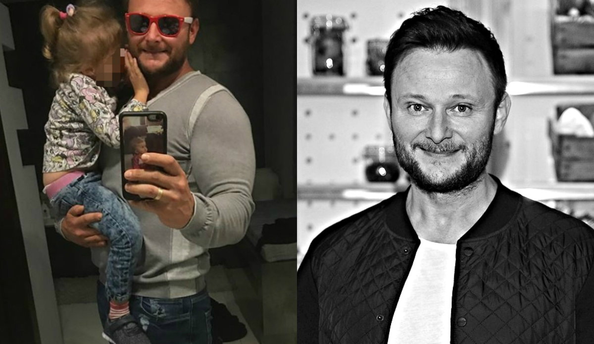 Konrad Gaca nie żyje. Na zdjęciu z córeczką Emilką