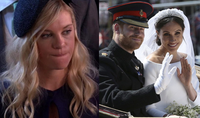 Chelsy Davy na ślub księcia Harry'ego i Meghan Markle