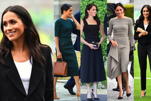 Garderoba Meghan na wizycie w Irlandii