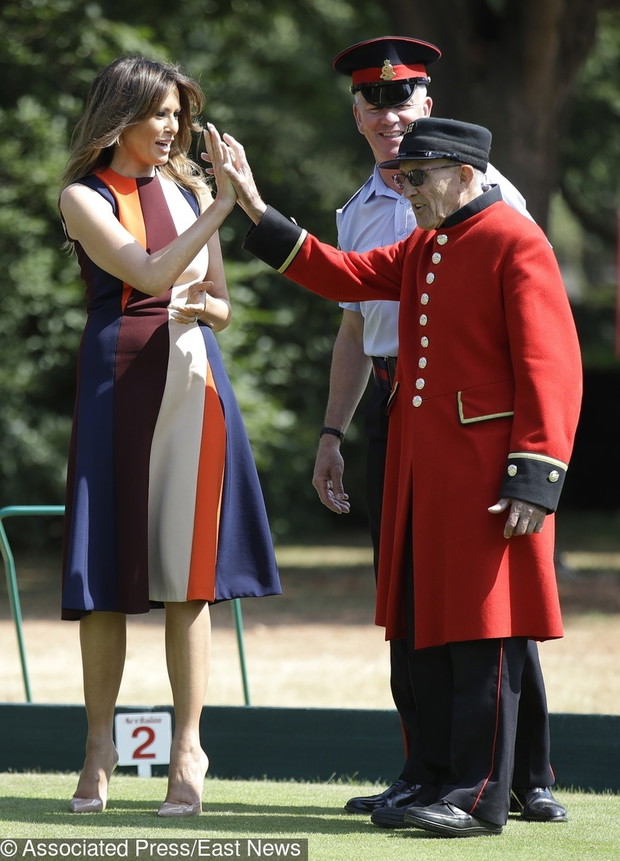 Melania Trump odwiedzi?a Szpital Królewski
