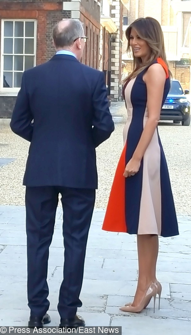 Melania Trump odwiedzi?a Szpital Królewski