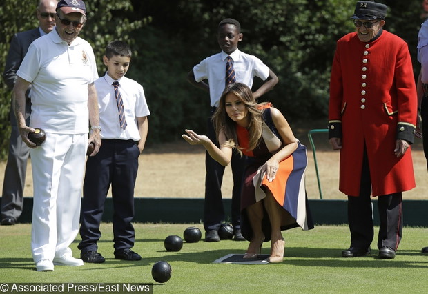 Melania Trump odwiedzi?a Szpital Królewski