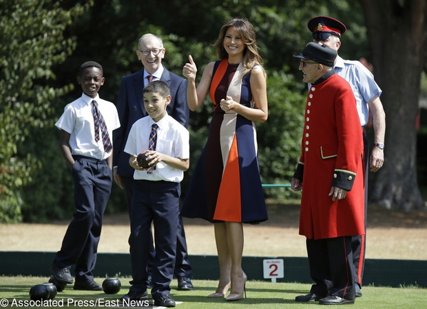 Melania Trump odwiedzi?a Szpital Królewski