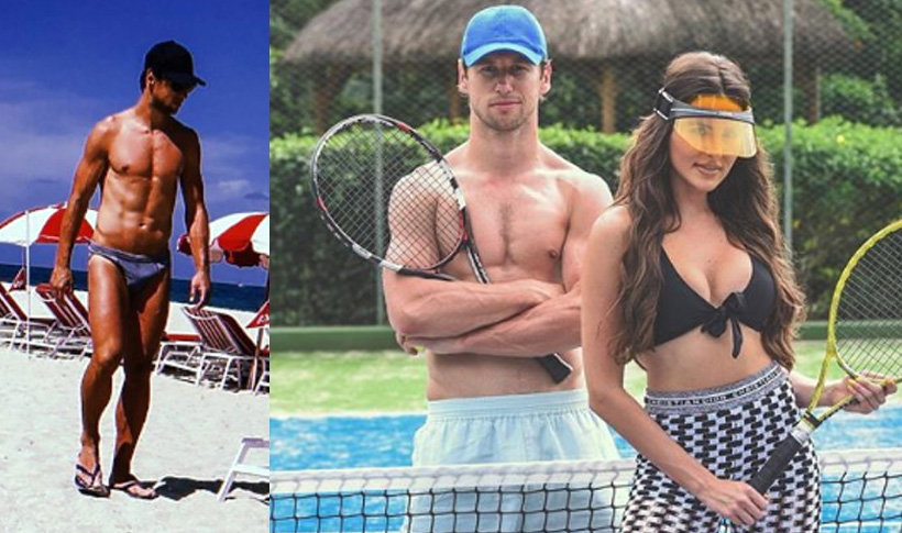 Celia Jaunat i Grzegorz Krychowiak na wakacjach