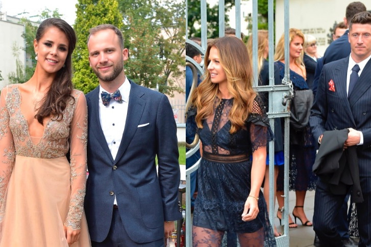 Ślub Anny Korcz z Piotrem Kalitowskim, Anna Lewandowska, Robert Lewandowski