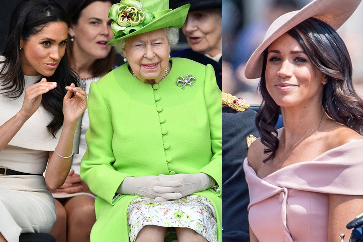 Meghan Markle i królowa Elżbieta II